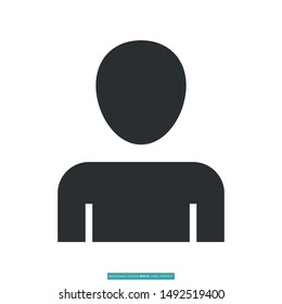 My Profile icon vector illustration logo template for many purpose