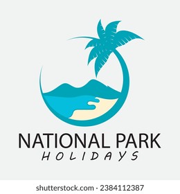 My Real Holiday logo vector design icon template