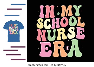 Na minha escola enfermeira era t shirt design