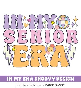 In my senior era groovy retro designs