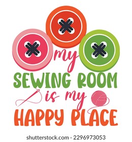 My sewing room is my happy place