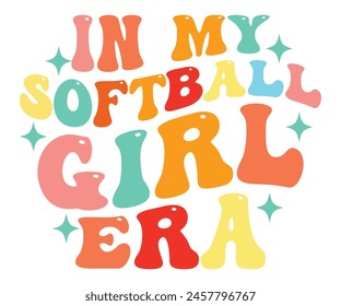 In My Softball Girl Era T-shirt, Softball Shirt, Softball Era