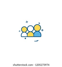 My Space icon design vector 