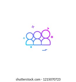 My Space icon design vector 