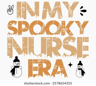 In My Spooky Nurse Era Svg,Nurse Shirt Svg,Stethoscope Svg,Doctor Svg,Nurse Squad Svg,Cut File,Heart Svg,Nurse Quotes Svg,Cricut and Silhouette