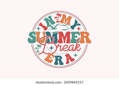 In My Summer Teacher T-shirt Design