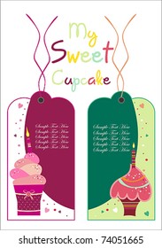 my sweet cupcake card