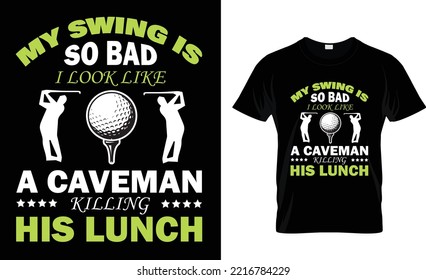 My swing is so bad I look like A caveman ..eps 