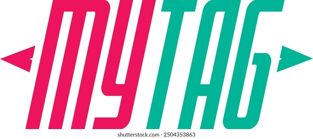 Ilustración del logotipo del Vector de mi etiqueta, icono, símbolo de la marca