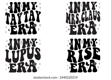 In meiner Tay-Tay-Ära, in meiner Mrs. Claus-Ära, in meiner Lupus-Ära, in meinem Rise-Era-Retro-T-Shirt