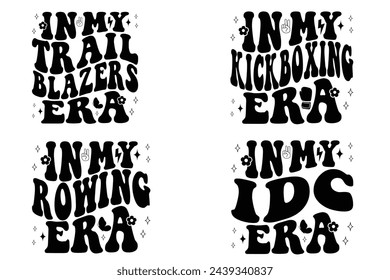 In My Trailblazers Era, In My Kickboxing Era, In My Rowing Era, In My IDC Era retro T-shirt