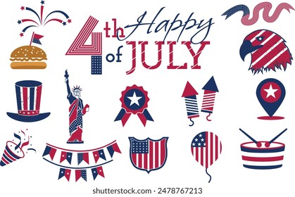 My USA Independence Day Icons capture the spirit of liberty, unity, and pride. This collection features patriotic symbols that resonate with Americans across the nation.