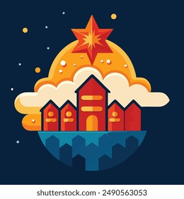 MY VECTOR ART NIGHT MOOD IMAGE
