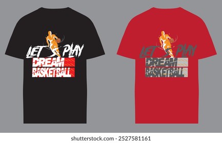 my won concept T-shirt design, baskett ball related 