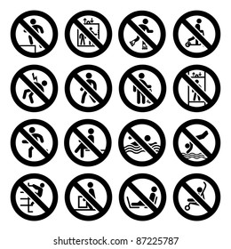  My works (vectors) in this series:
http://www.shutterstock.com/sets/74733-set-prohibited-symbols-black.html?rid=512323