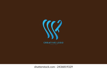 MY WY Abstract initial monogram letter alphabet logo design