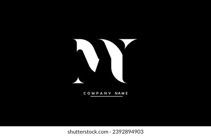 Monogramm meines abstrakten YM-Logos