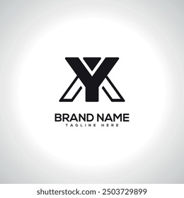 MY YM Abstract Monogram Letter Logo Design. Initial Vector Symbol.