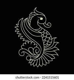 Myanmar Art Vector Illustration Design