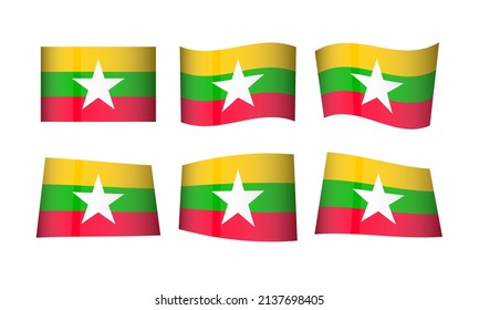 10,158 Burma Flag Images, Stock Photos & Vectors | Shutterstock