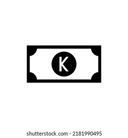 Myanmar Currency Symbol, Myanmar Kyat Icon, MMK Sign. Vector Illustration