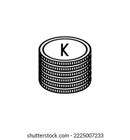 Myanmar Currency Symbol, Myanmar Kyat Icon, MMK Sign. Vector Illustration