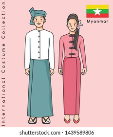 1,334 Myanmar national dress Images, Stock Photos & Vectors | Shutterstock