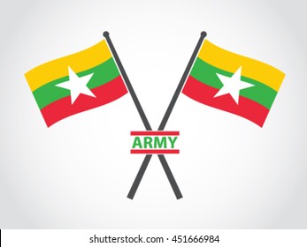 Myanmar Emblem Army