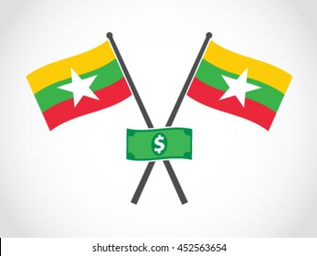 Myanmar Emblem Dollar Reserve