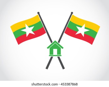 Myanmar Emblem House