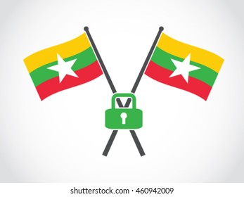 Myanmar Emblem Security