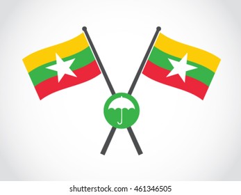 Myanmar Emblem Security
