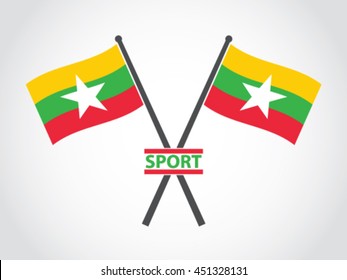 Myanmar Emblem Sport