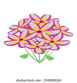 Myanmar flower icon isometric vector. Culture map. Asia tourist