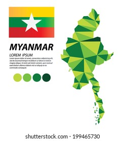 Myanmar geometric concept design