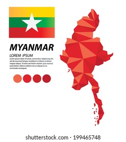 Myanmar geometric concept design