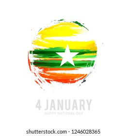 Myanmar independence day background.