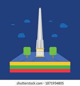 Ilustración de vectores por el Día de la Independencia de Myanmar o el Día de la Unión