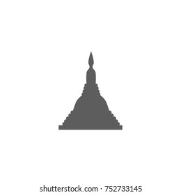 Myanmar landmark icon vector
