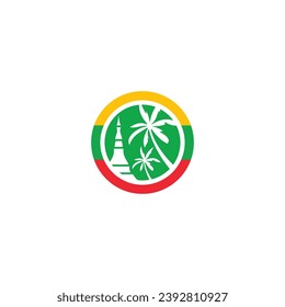 Myanmar logo or icon design