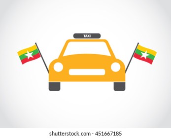 Myanmar Taxi Public Transportation