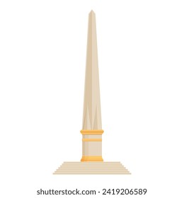 Myanmar temple tower icon cartoon vector. Flag peace. Poster festival day