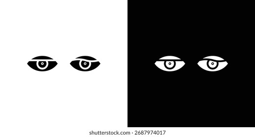 Myasthenia gravis icon, Vector graphics in filled style