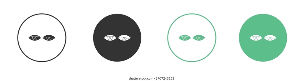 Icono de miastenia gravis Vector ilustración gráfica plana simple.