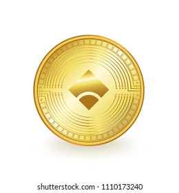 MyBit Token Cryptocurrency Coin Isolated