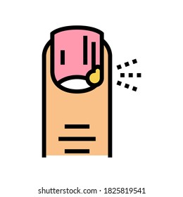 mycosis skin disease color icon vector. mycosis skin disease sign. isolated symbol illustration