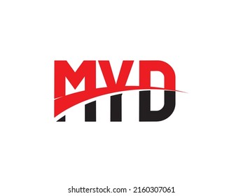MYD Letter Initial Logo Design Vector Illustration