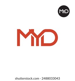 MYD Logo Letra Monograma Diseño