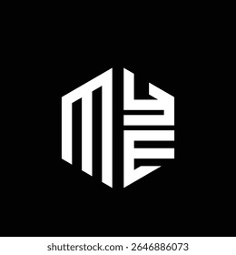 
MYE logo MYE icon MYE monogram MYE letter minimalist Circle flat Unique modern abstract logo design.