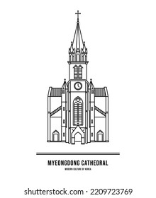 The Myeongdong cathedral serves as a community landmark, tourist attraction, and a notable symbol of Roman Catholicism in Korea. 